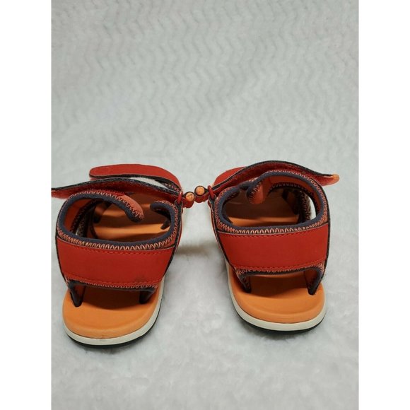 Plae Wes Voltage Red Open Toe Adjustable Sport Sandals Toddler size 9 - Picture 3 of 6